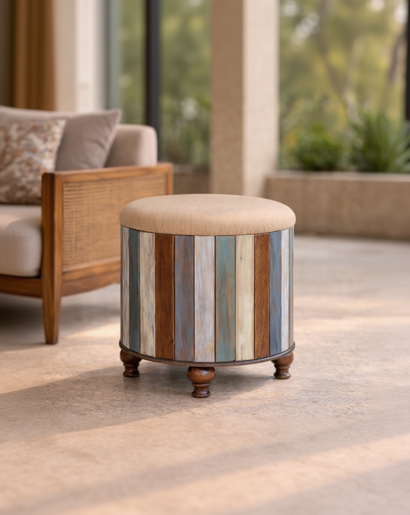 Ottomans & Side Tables