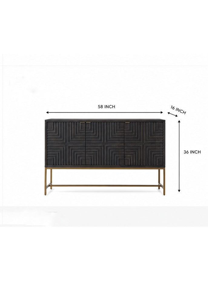 Noir Maze Sideboard