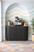Mocha Fluted Sideboard