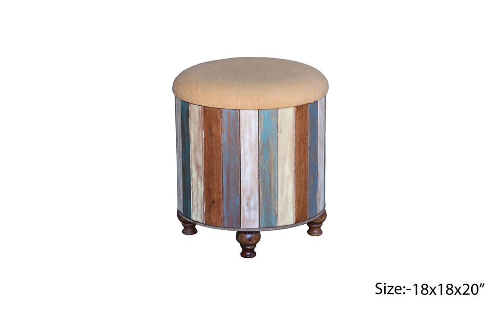 Rainbow Ottoman