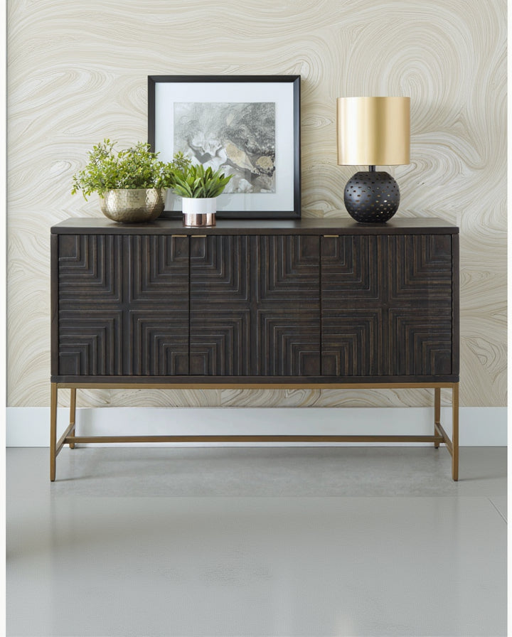 Noir Maze Sideboard