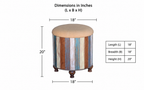 Rainbow Ottoman