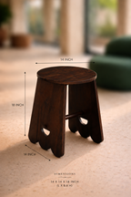 Scallop Side Table
